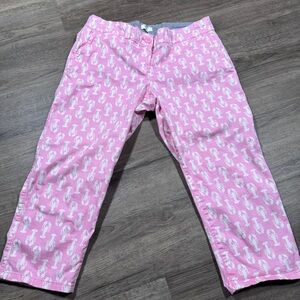 crown & ivy Capris with Lobster Print - Size 10 P